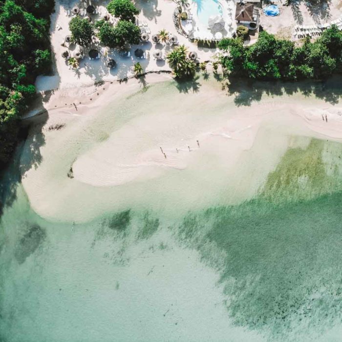 Kaz Kreol - where the river meets the sea, next to a nudist resort! Hidden gem beaches in Jamaica