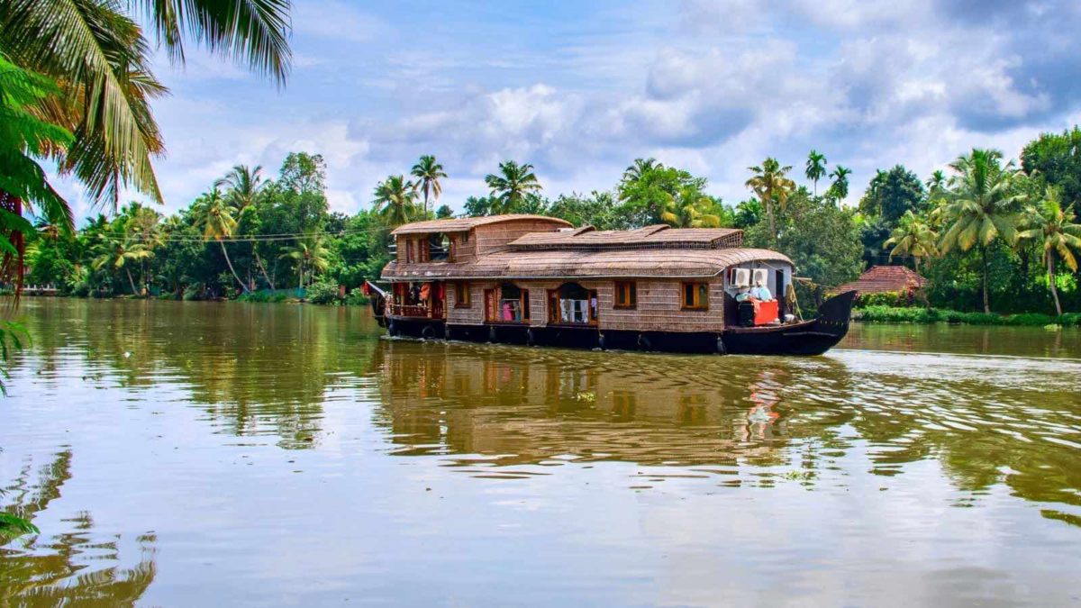 Kerala Boat House on the backwaters