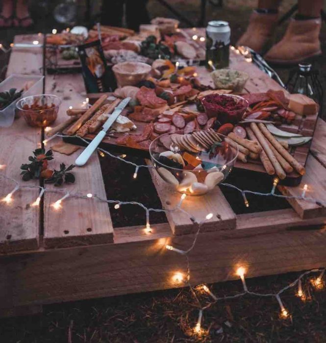 glamping table layout