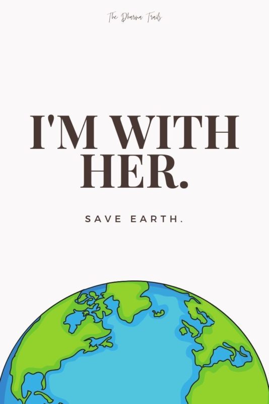 save our environment poster sayings