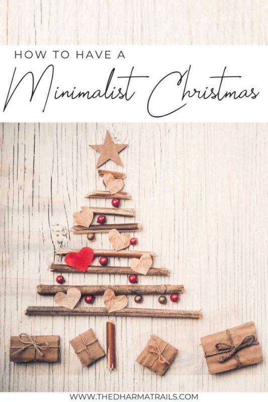 how to have a minimalist christmas