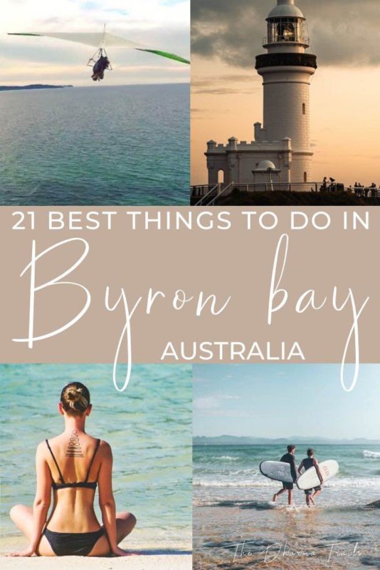 Byron bay highlights with text overlay 21 best things to do