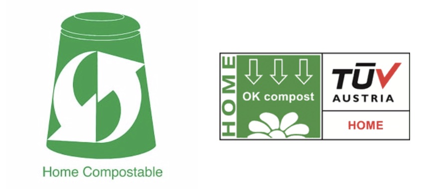 Home compost logos