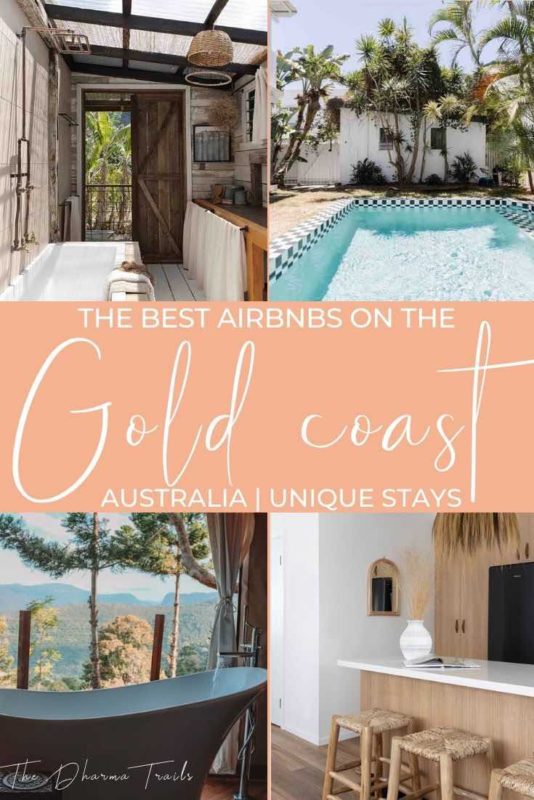 gold coast airbnbs with text overlay