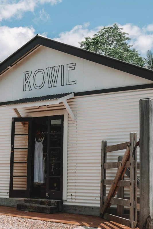 Rowie sustainable fashion store bangalow
