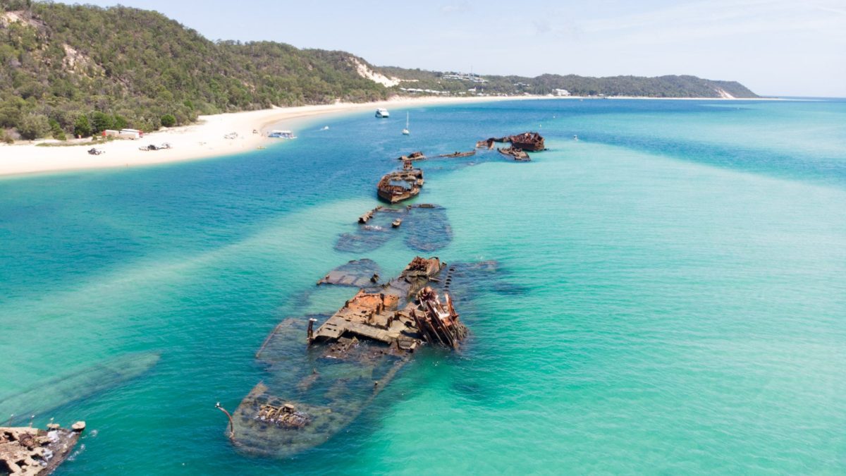 Moreton Island Wrecks Australia
