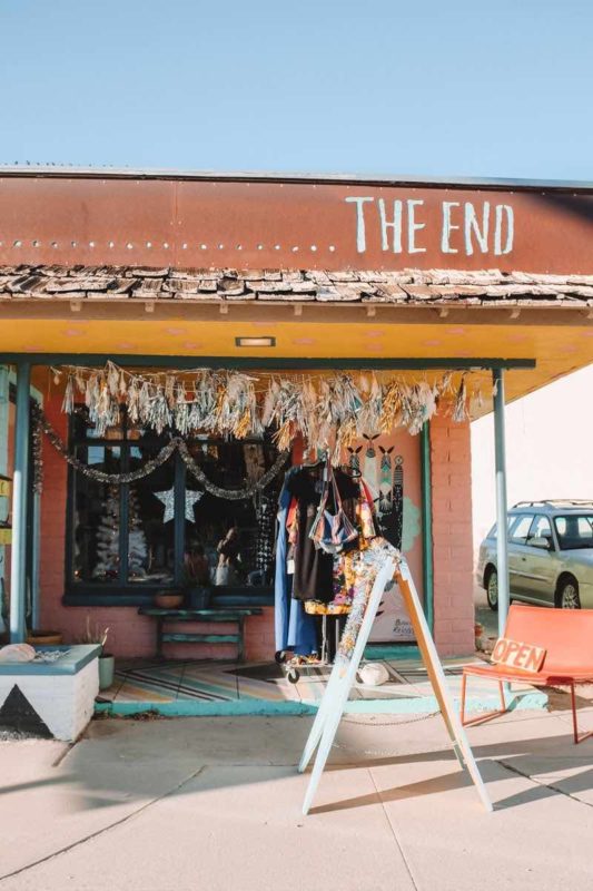 The End Vintage Store Yucca Valley Storefront
