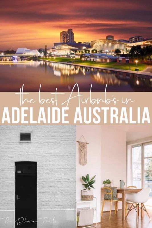Adelaide Airbnbs with text overlay