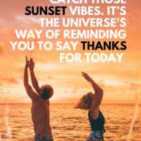 sunset captions and quotes