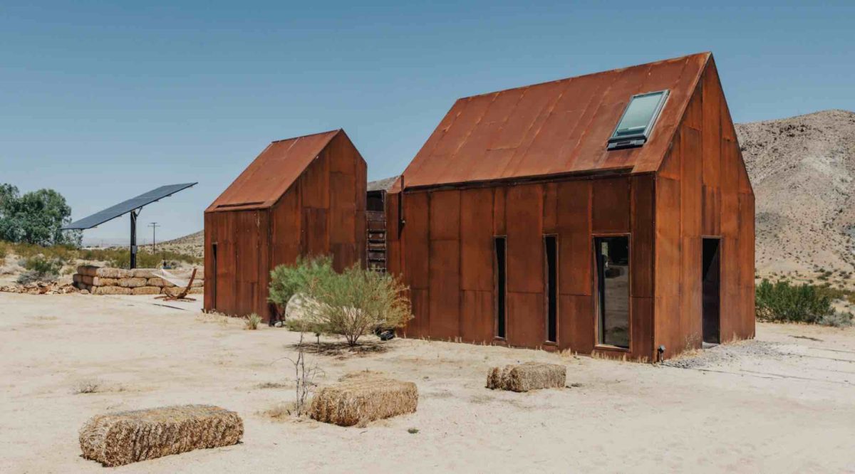 rustic off-grid joshua tree cabins