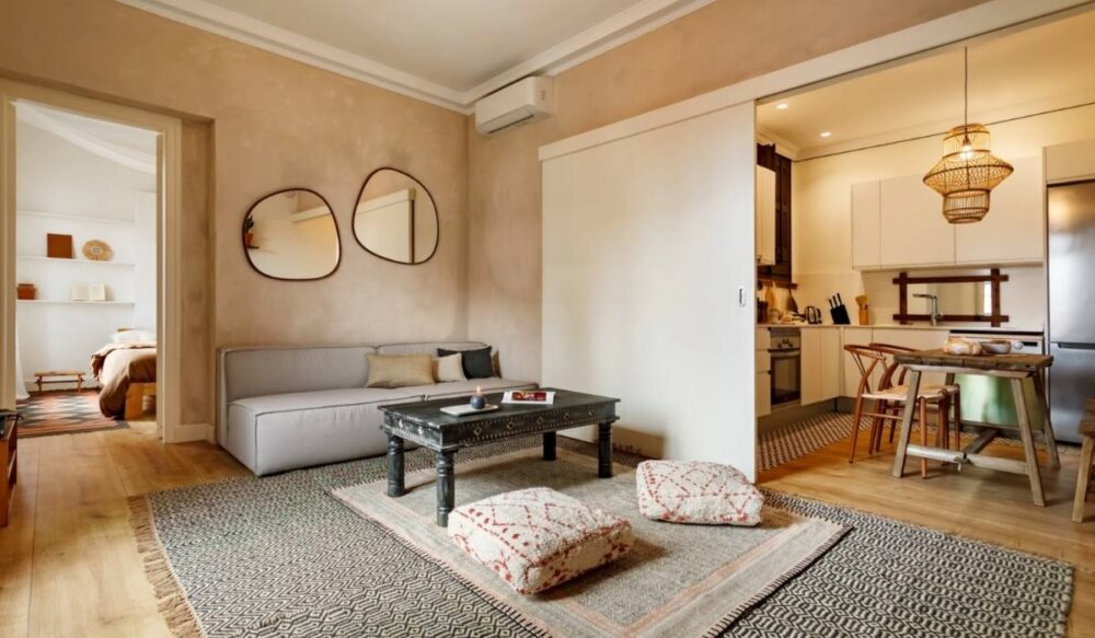 minimalist luxury apartment barcelona