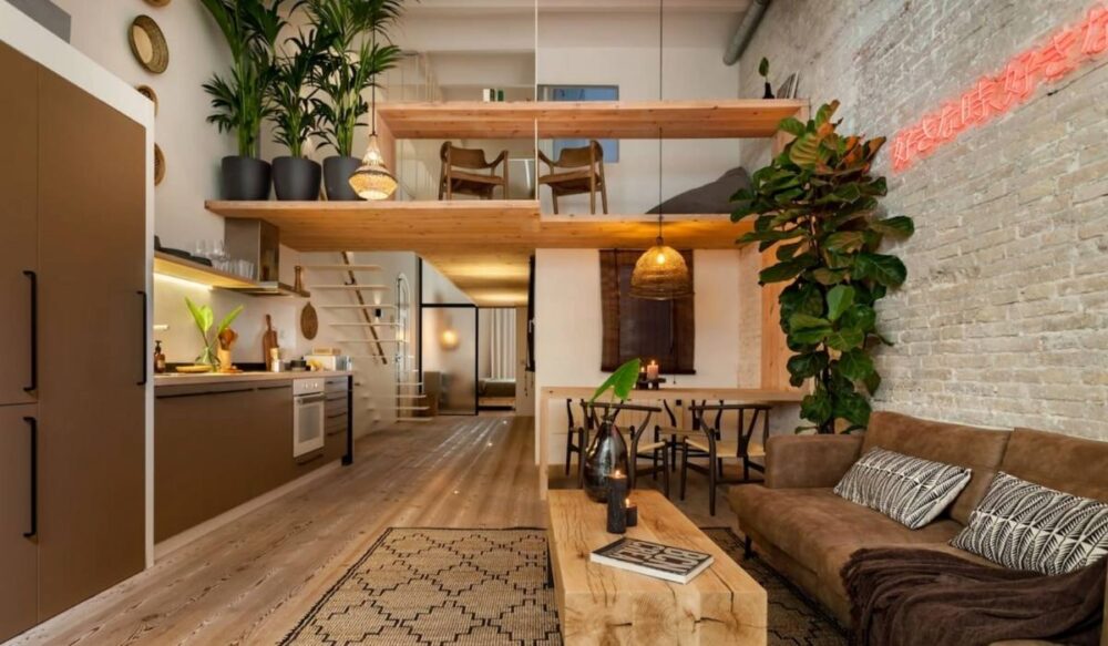 the secret jungle barcelona apartment