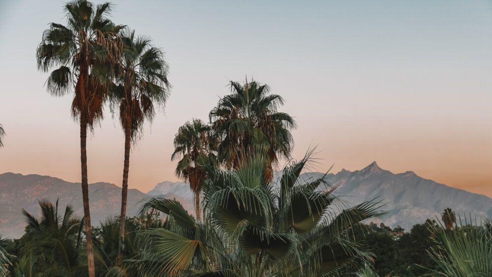 sunrise over the mountains of san jose del cabo