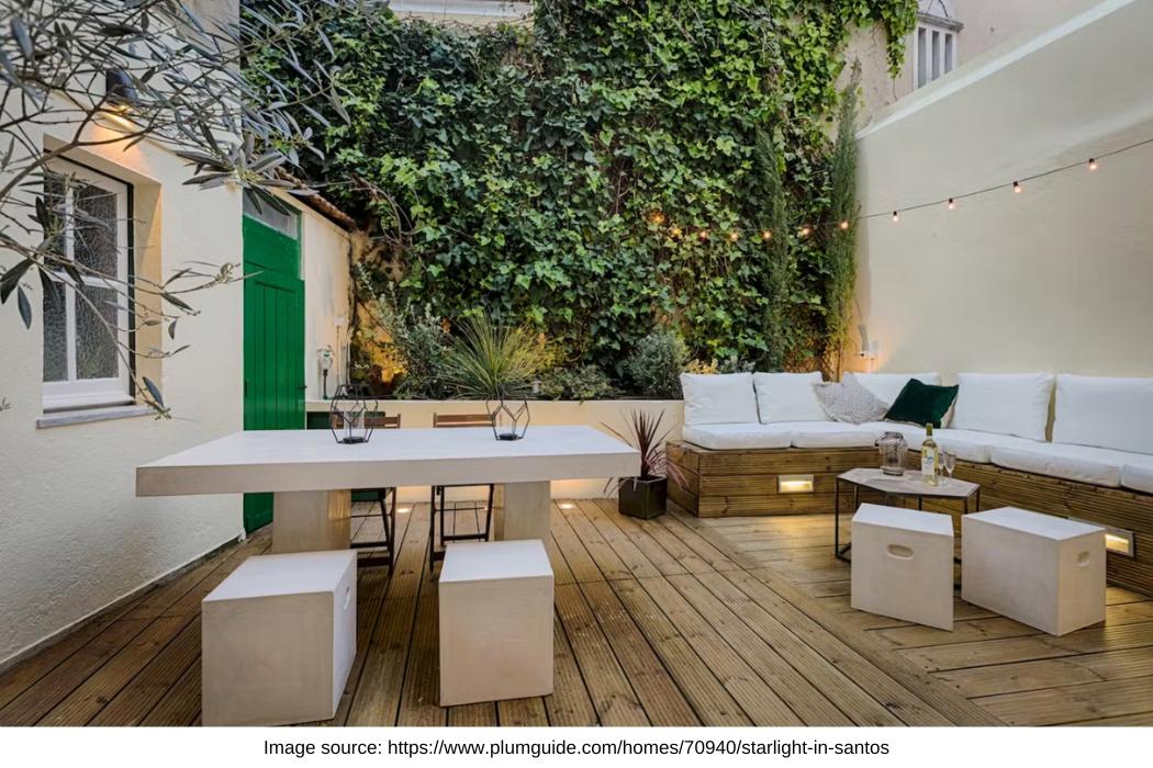 apartment in lisbon with outdoor terrace