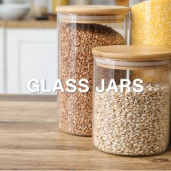 glass jars