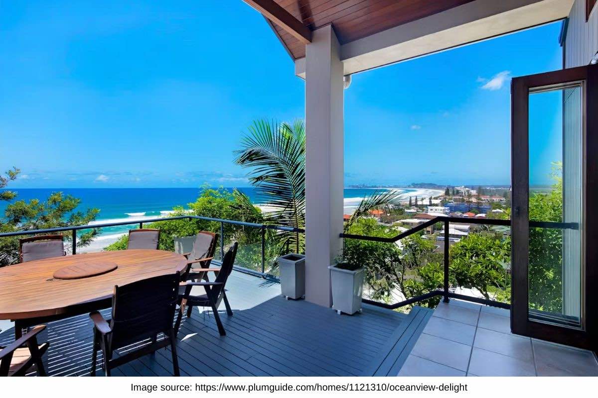 deck with views on the coolangatta ocean
