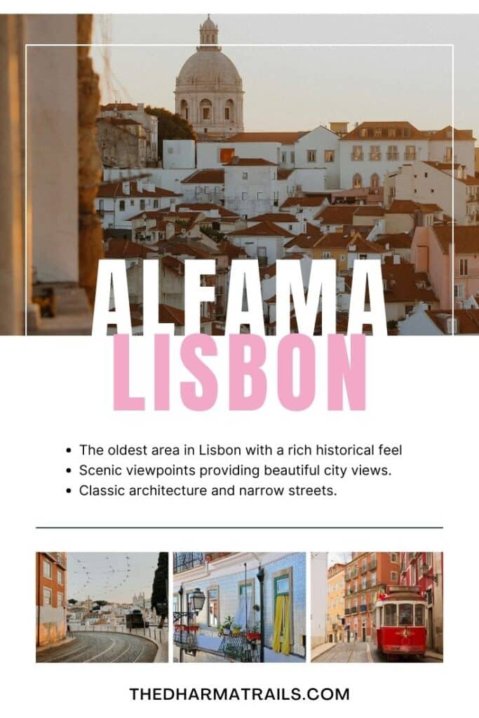 alfama images with text overlay Alfama Lisbon