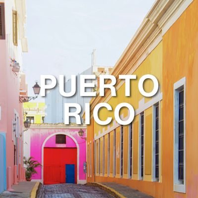 puerto rico colourful streets