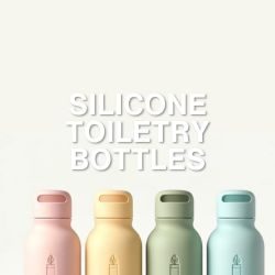 silicone toiletry bottles